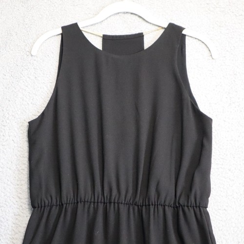 Halston Heritage Top Womans 6 Black Soft Sleeveless Pullover Blouse - Picture 3 of 10