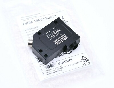 Baumer FVDM 15N5103/S13 Lichtleiter Sensor photoelektrisch Lichtschranke