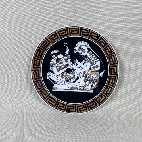 Vintage Greek Warrior Decorative Plate - Picture 3 of 4