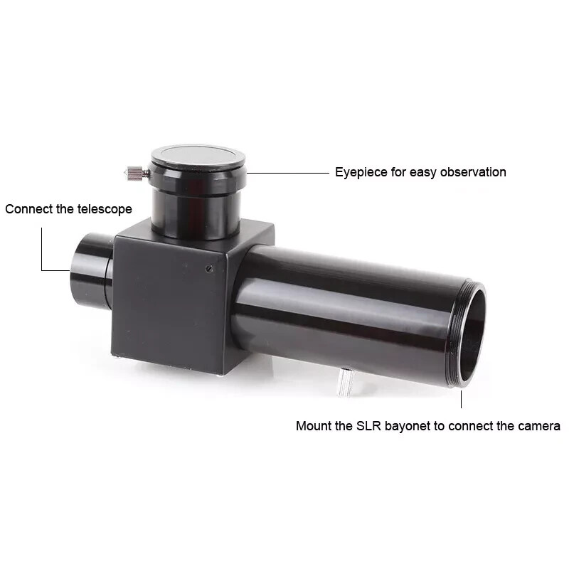 Flip Mirror camera adapter 1.25 inch for Refractor astronomical telescope