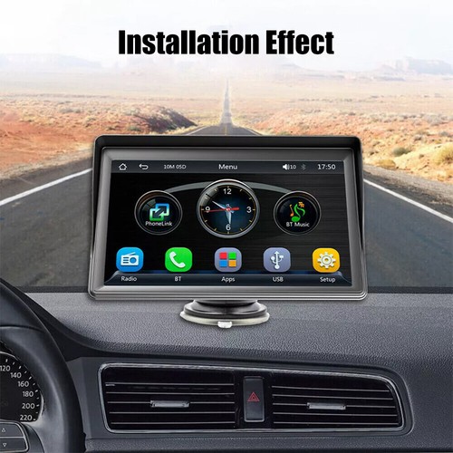Portable 7" Wireless Apple CarPlay Android Auto Touch Screen Car Radio Stereo AU - Picture 7 of 15