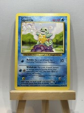 Squirtle Base Set 63/102 Pokemon TCG Regular Unlimited Common NM-LP Vintage 1999