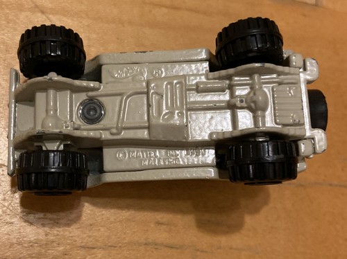 Vintage 1990 Hot Wheels Roll Patrol Jeep Willy's Tan Camo Desert Rare Original + - Picture 7 of 7