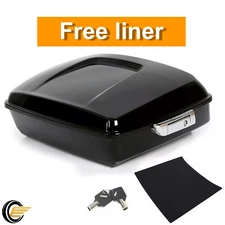 Chopped Pack 10.7" Luggage Trunk For Harley Electra Road Street Glide 2014-2025