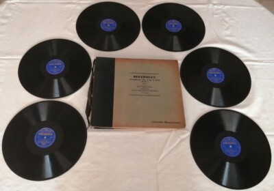 BEETHOVEN - Symphony No. 3 in E Flat (''EROICA'') - Op. 55 - 6 x Shellac 12''