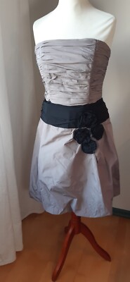 Marie Blanc Kleid Ballkleid Cocktailkleid schwarz sand Gr. 40 NEUUngetragen! 