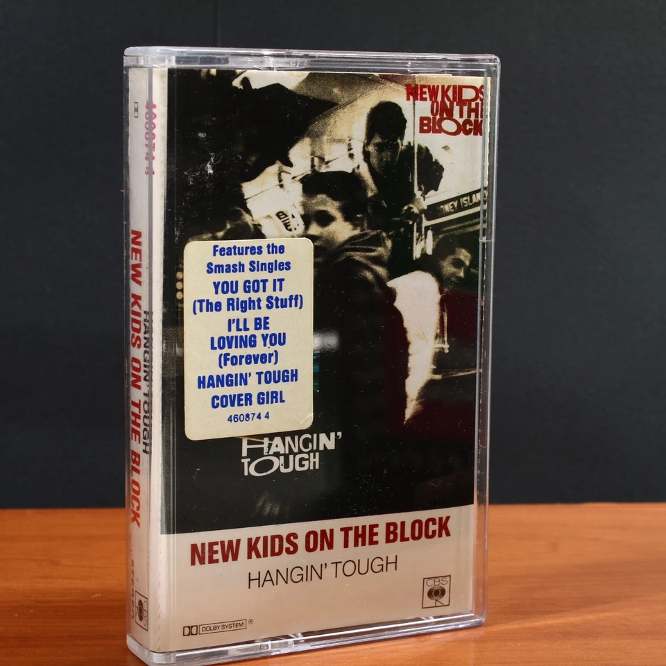 New Kids on The Block ~ Hangin Tough Cassette w/ Front Sticker & Plastic Sleeve - Image 4 of 4
