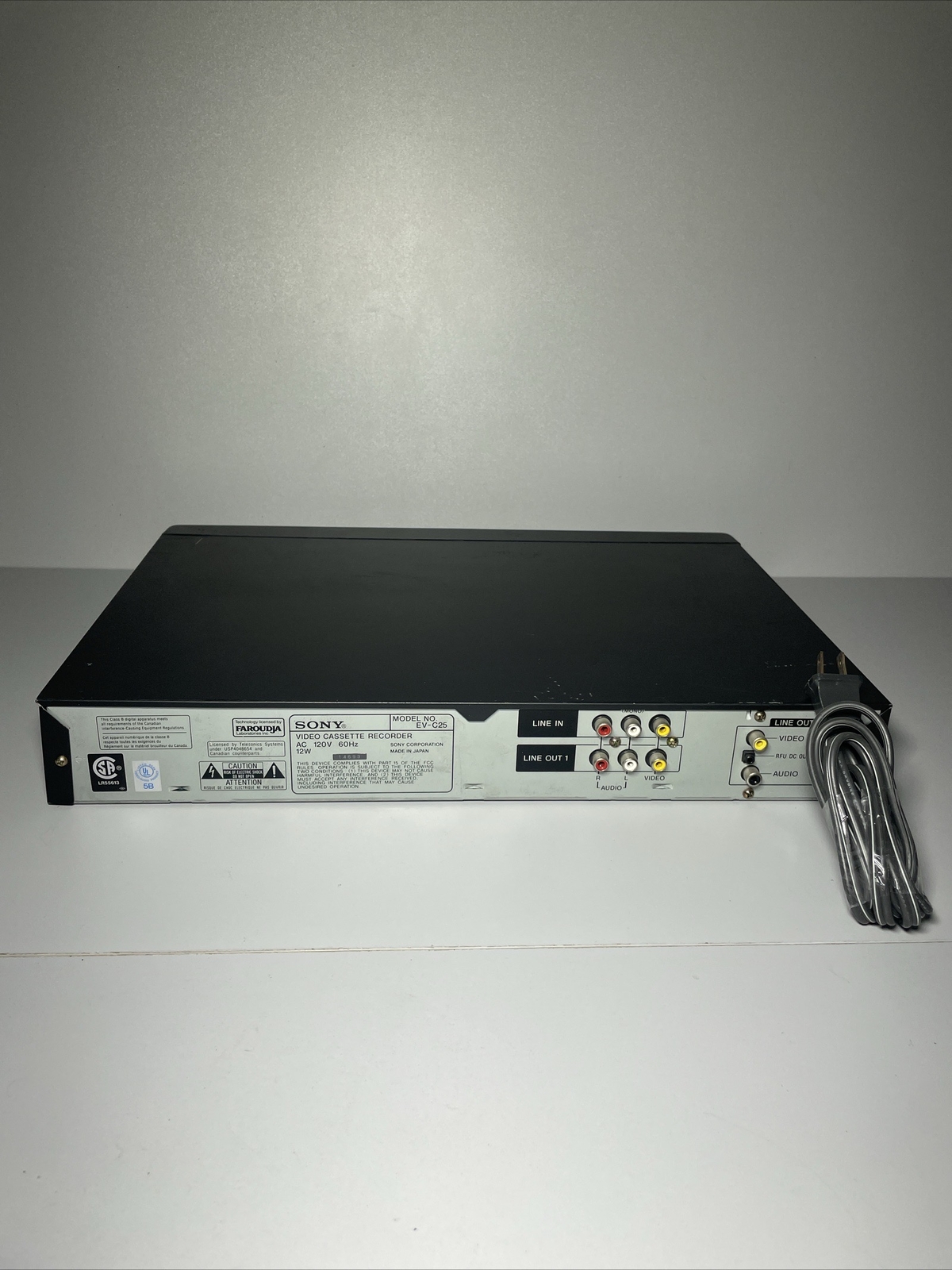 SONY EVC25 NTSC Video8 8mm Video Cassette HiFi Stereo Player Recorder