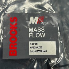 BROOKS MASS FLOW MF50S/AZ03 MF SERIES SMART MASS FLOW CONTROLLER 46985 NEW 🎯