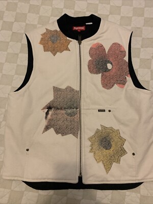 ジャケット・アウター Supreme Nate Lowman Work Vest Supreme Nate Lowman Work Vest Size Large | eBay