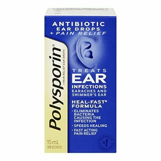POLYSPORIN Plus Pain Relief Antibiotic Ear Drops 15 Ml for sale online
