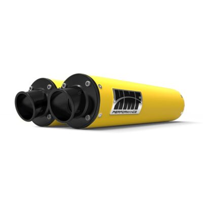 HMF for Can-Am Maverick /MAX 13-18 Yellow/Blk Dual Slip On Exhaust 016435606372