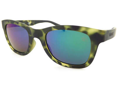 Timberland polarisierte Sonnenbrille grün schwarz Schildpatt/verspiegelte Gläser TB9080 55R