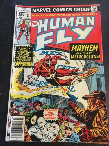 The Human Fly#8 Excellent Condition 4.0(1978) White Tiger App,Copperhead - Foto 1 di 12