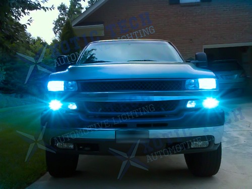 2x Ice Blue LED Daytime Running Light DRL Bulbs For GMC Sierra 1500 2500 3500 HD - Picture 11 of 11