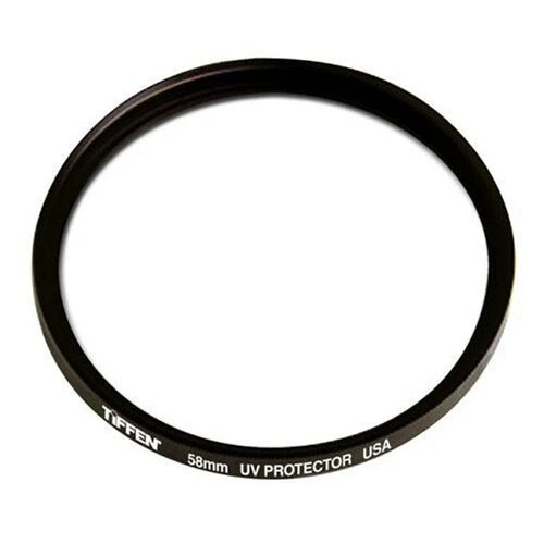 Tiffen 58mm UV Protector Lens Filter w/ Focus Lens Cleaning Brush - Image 2 of 3