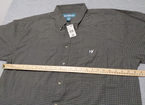 Big Dogs Musky Green Casual Short Sleeve Button-Down Shirt Men's Size 2XL - Picture 7 of 8