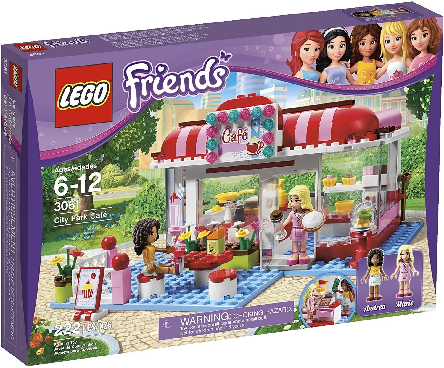 LEGO FRIENDS CITY PARK CAFE 3061 NEW Factory SEALED