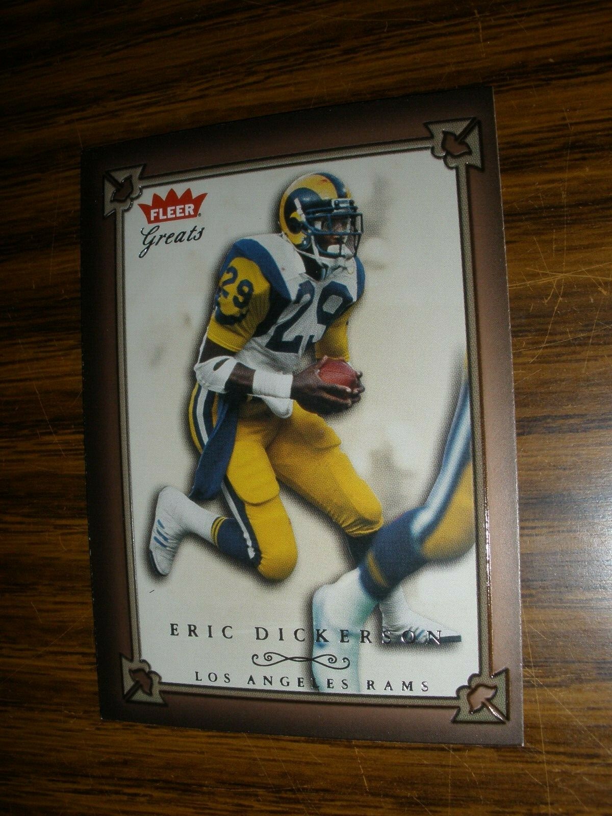 2004 Fleer Greats of the Game  #46 Eric Dickerson Los Angeles Rams SP NrMt