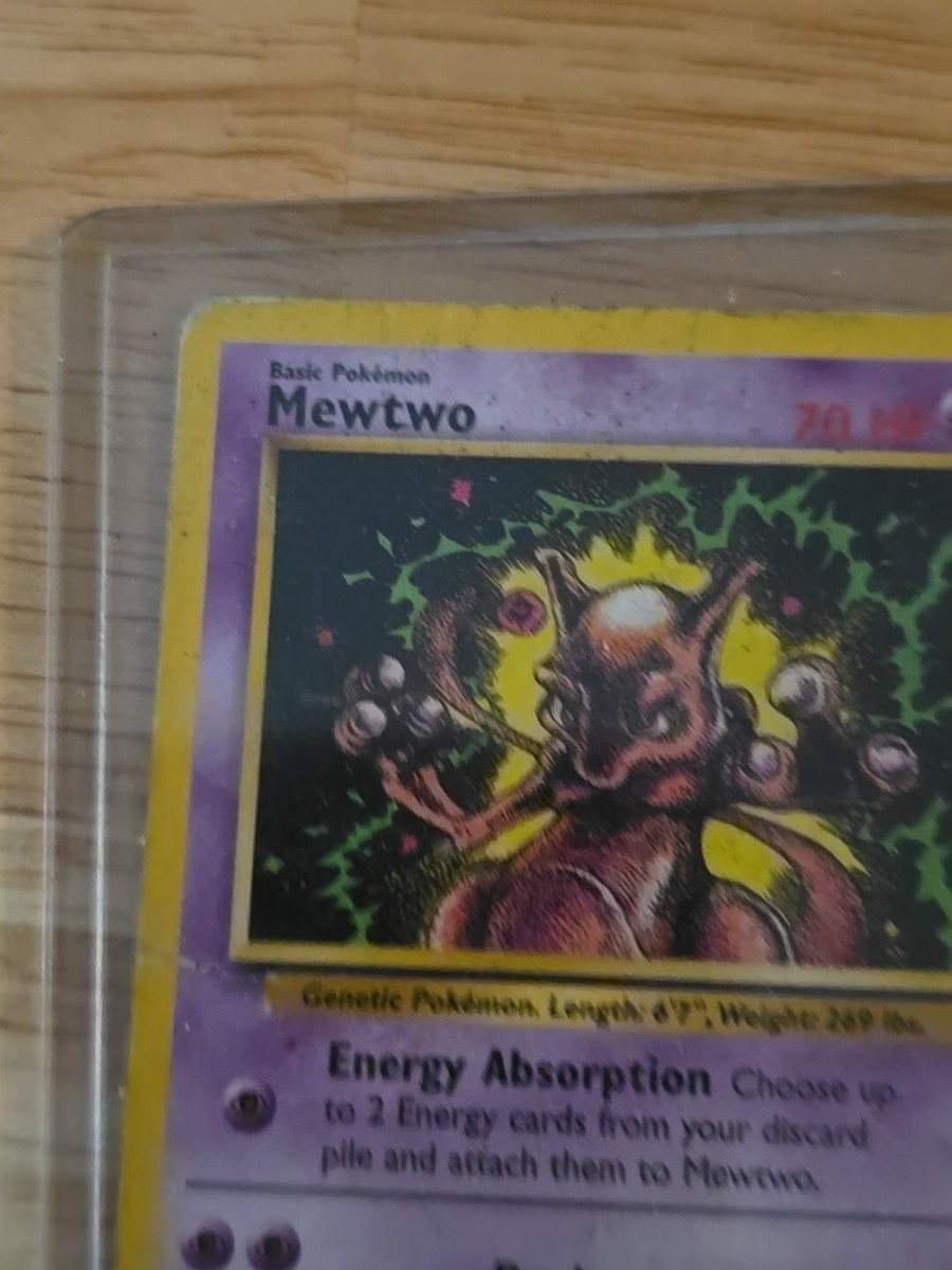 Mewtwo #14 Black Star Promo Non Holo Rare Vintage WotC Vintage