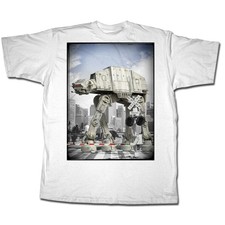 At-at Crossing t-shirt m2 Fun culto Star Wars Darth Vader Obi Wan Stormtrooper