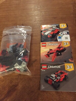 LEGO Creator SPORTS CAR 31100 100% Complete 3 In 1