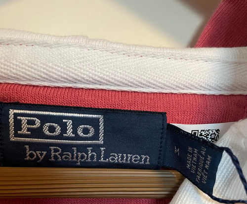 Polo Ralph Lauren "Oxford Hoodie" LONGSLEEVE Rugby Shirt, Kapuze Bauchtasche - M - Bild 9 von 11