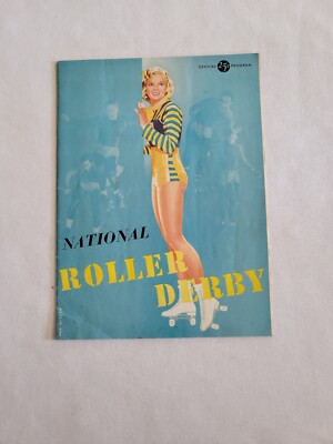 1950, National Roller Derby Magazine, Harry Perry, (CP2)