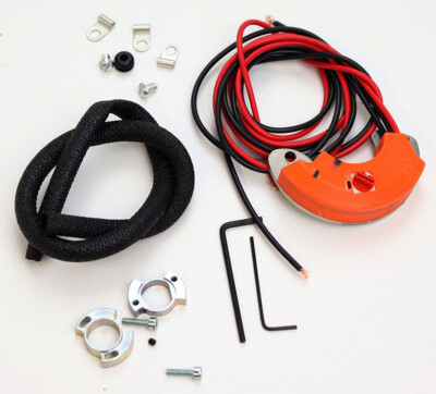 Deluxe ELECTRONIC IGNITION with ''Auto Advance'' for 1936 - 1948 Harley Twins