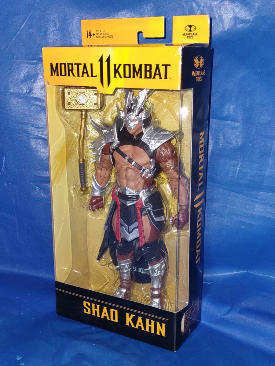  McFarlane Toys Mortal Kombat Shao Kahn (Platinum Kahn) 7  Action Figure with Accessories : Toys & Games