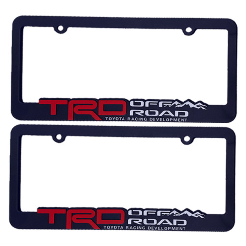 TRD-OFFROAD-License-Frames-Toyota-Plate-Tacoma-Tundra-4Runner-RAV4-Highlander - Picture 2 of 6