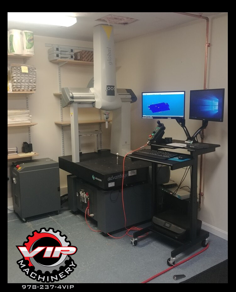 2018 Hexagon Global Advantage 5-7-5 CMM. (Factory Refurbished CMM