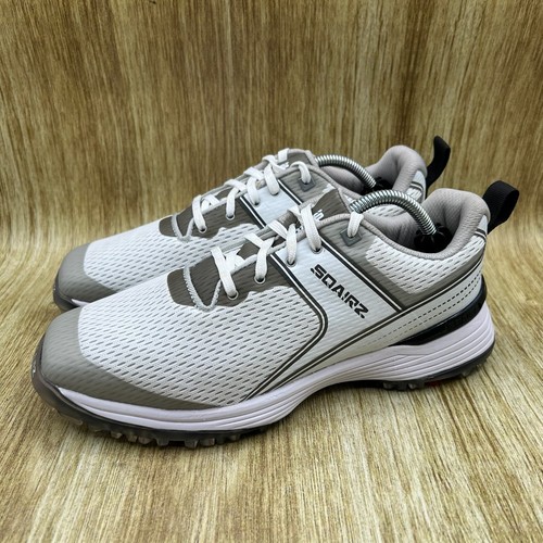 Sqairz Freedom Mesh Golf Shoes Women's Size 8 Grey Spikeless Sneakers Worn Once - Picture 3 of 10
