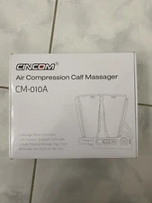 CINCOM Leg Massager Circulation Air Compression Calf Wraps CM-010A - USED 
