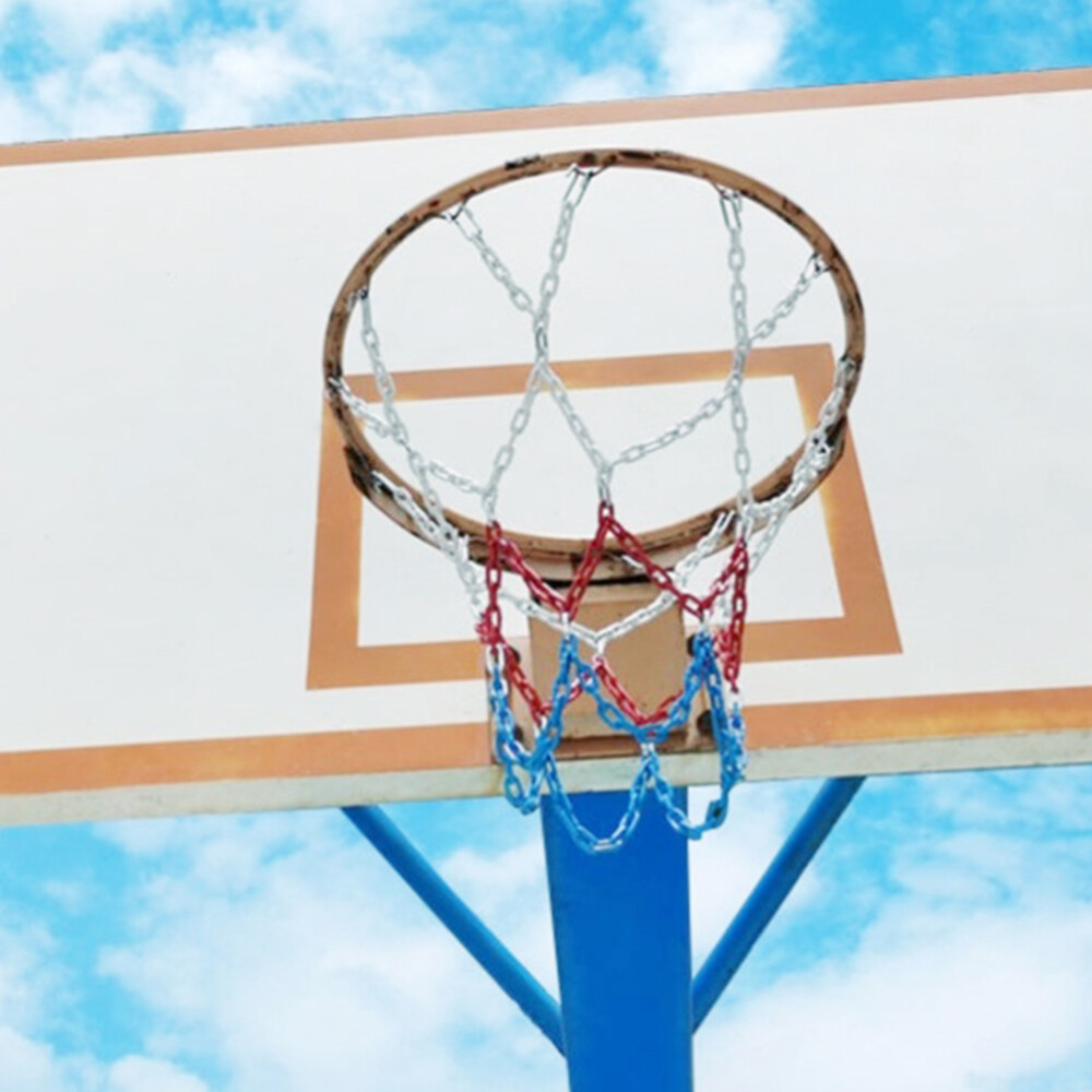 1pc Durable Safe Practical Fine Chain Nets Basketball Net for Men Teenagers Populaire superwinst