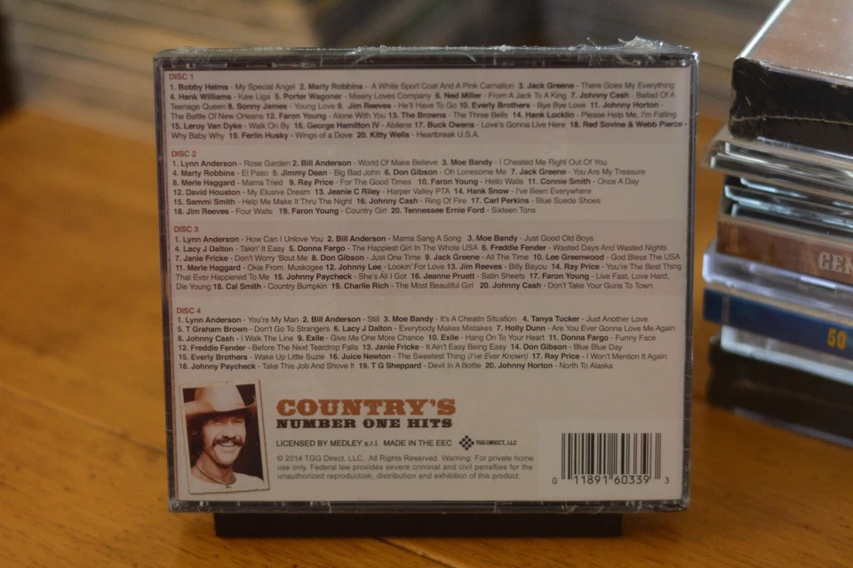 РАЗЛИЧНЫЕ «СТРАНА НОМЕР ОДИН ХИТЫ» CD [НОВЫЙ ЗАПЕЧАТАННЫЙ] 4 ДИСКА КОМПЛЕКТ [183] - Изображение 2 из 4