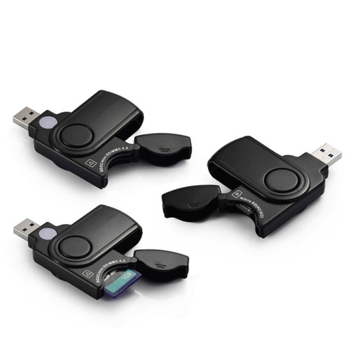 Portable USB3.0 Card Reader Adapter for MicroSDs and SDTF Cards Up to 2TB - Photo 7 sur 8