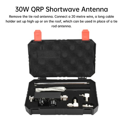 Kieszonkowa antena krótkofalowa ANT QRP 1,8 MHz-30MHz VHF UHF Regulowana dostrojona antena - Zdjęcie 8 z 23