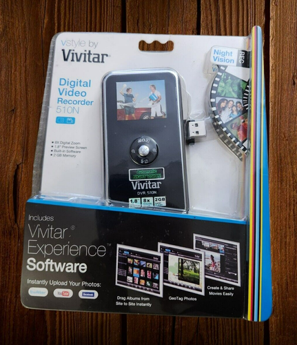NEW Vivitar Digital Video Recorder 510N Night Vision Recording Black