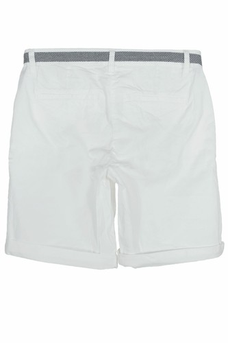 Pantalones Cortos Tom Tailor Chino Bermudas Relaxed Fit Blanco Beige 38 40 42 44 46 - Imagen 7 de 8