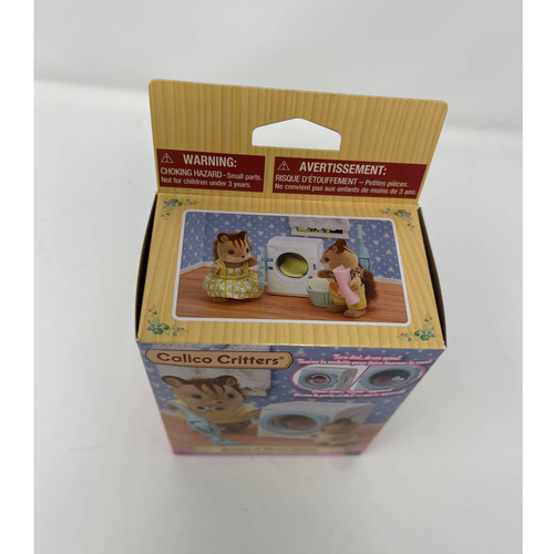 Juego de lavadora al vacío realista Calico Critters nuevo en caja muebles - Imagen 5 de 5