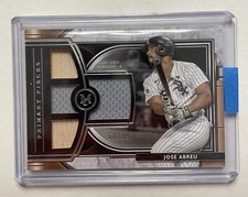 2021 Museum Collection Single-Player Primary Pieces Quad Relics /99 Jose Abreu