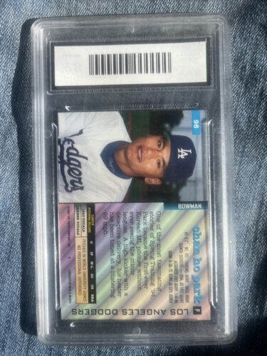 1994 Bowman Chan Ho Park #98 Rookie Card GMA NM-MT+ 8.5 - Picture 2 of 3