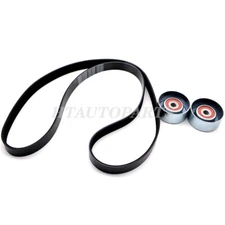 Drive Belt w/ Idler Pulley Kit For Lexus ES350 RX350 Toyota Avalon Camry Sienna