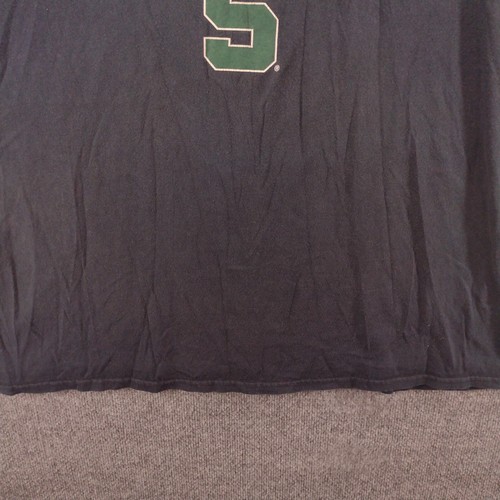 Unbranded Men's Michigan State Spartans T-Shirt Black Short Sleeve - Picture 5 of 11