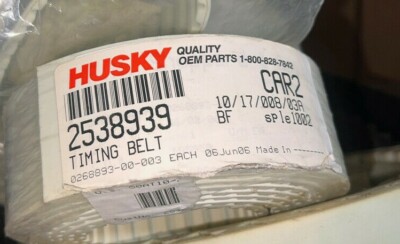 Husky 2538939 Timing Belt 0268893-00-003 CAR2 BF sple1002