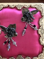 Lunch at the BLACK MOORS post Earrings