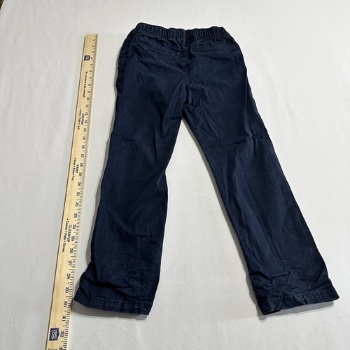 The Children’s Place Boys Size 8 Navy Blue Pants Uniform Elastic Waist - Picture 2 of 5