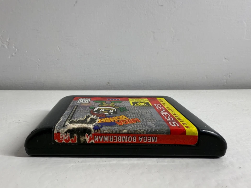 Mega Bomberman (Sega Genesis, 1994) Authentic Cartridge Only Tested - MEGA HIT - Image 3 of 4