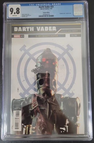 STAR WARS: DARTH VADER #23 CGC 9.8 GRADED 2019 IG-88 GALACTIC ICONS VARIANT COV